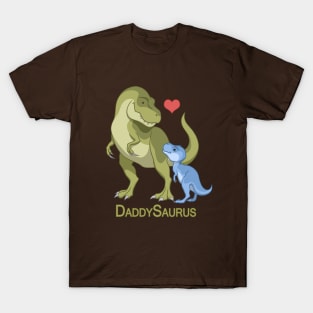 DaddySaurus T-Rex Father & Baby Boy Dinosaurs T-Shirt